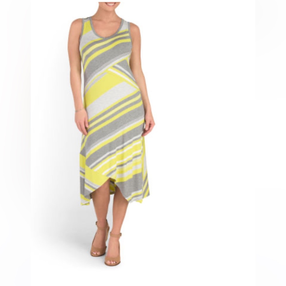 🔥🔥Cg Cable & Gauge S/L Long midi dress